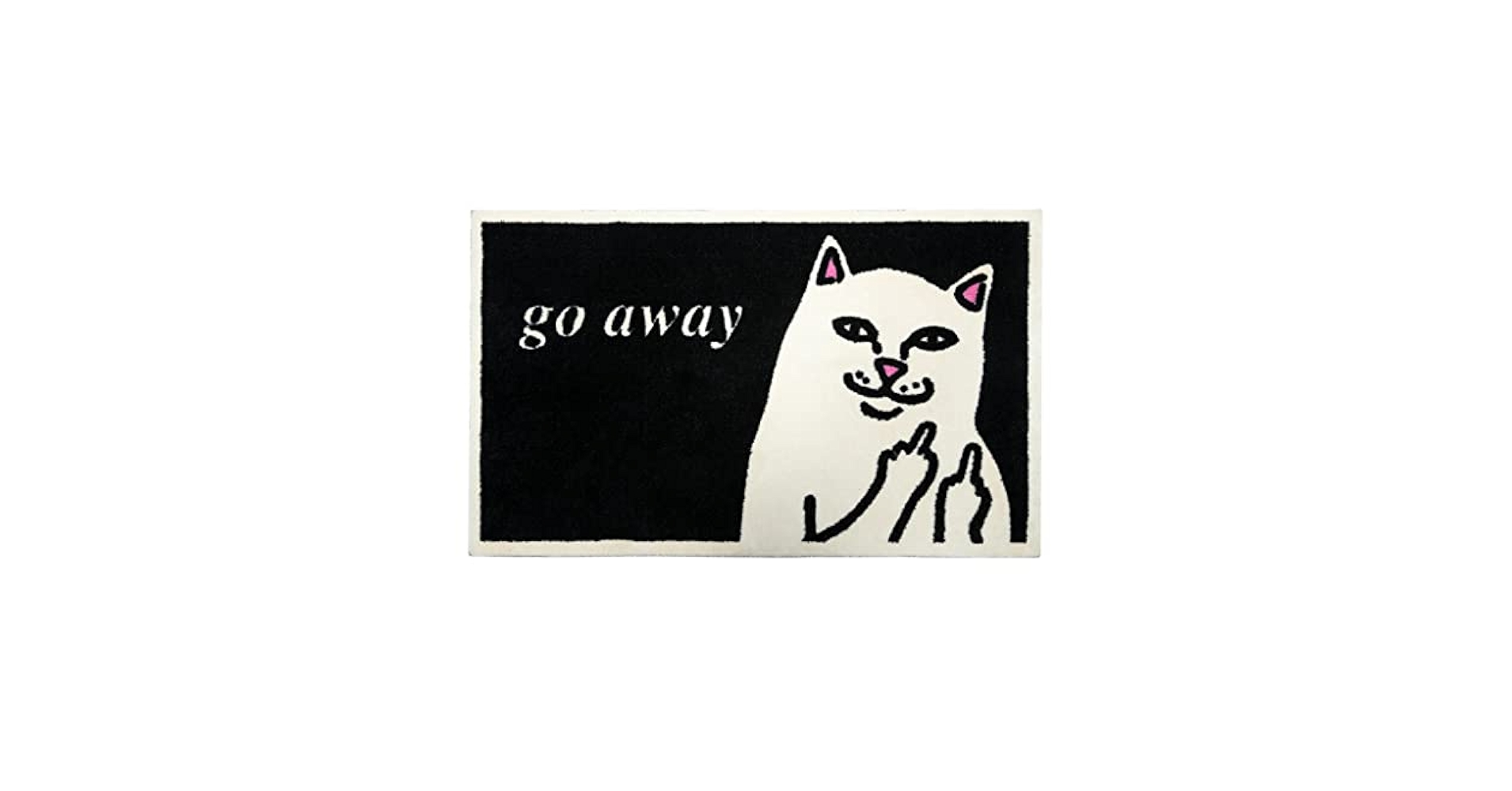 ラグ RIPNDIP - RIPNDIP / Go Away Rug Go Away Rug (Black) – RIPNDIP